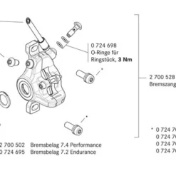 MAGURA Bremszangen Blenden Kit MT4/MT6/MT8/MT-Trail -Fahrradteile Verkaufsladen 20041386 22rdFVzjhMyjbT