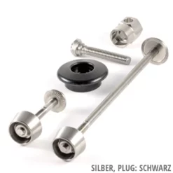 Pitlock Set 01 / GA Sicherungskit -Fahrradteile Verkaufsladen 20101585 Set 01 GA Siver Black