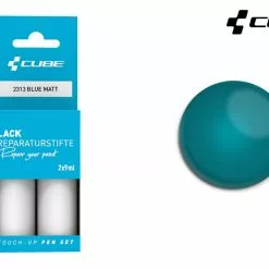 Cube Lackreparaturstift Set BLUE Matt -Fahrradteile Verkaufsladen 2313