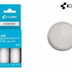 Cube Lackreparaturstift Set GREY Matt -Fahrradteile Verkaufsladen 2318