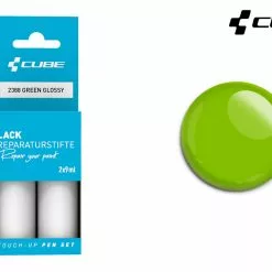 Cube Lackreparaturstift Set GREEN Glossy -Fahrradteile Verkaufsladen 2388