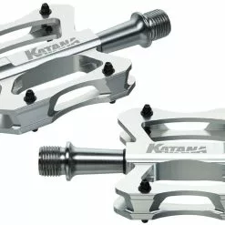 Katana X7 S-Light Plattformpedale -Fahrradteile Verkaufsladen 556989 Katana X7 S Light Plattformpedale 20086593 silber a
