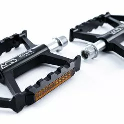 ACID FLAT A4-IB Hybrid Plattformpedale -Fahrradteile Verkaufsladen ACID FLAT A4 IB Hybrid Plattformpedale black 92374 b