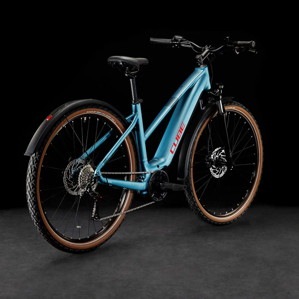 Cube Nuride Hybrid Performance 500 Allroad Lady Metalblue´n´red 2 Cube Nuride Hybrid Performance 500 Allroad Lady Metalblue´n´red – Bild 2