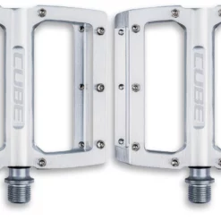 Cube All Mountain Plattformpedale -Fahrradteile Verkaufsladen Cube All Mountain Plattformpedale silver brushed 14160 a