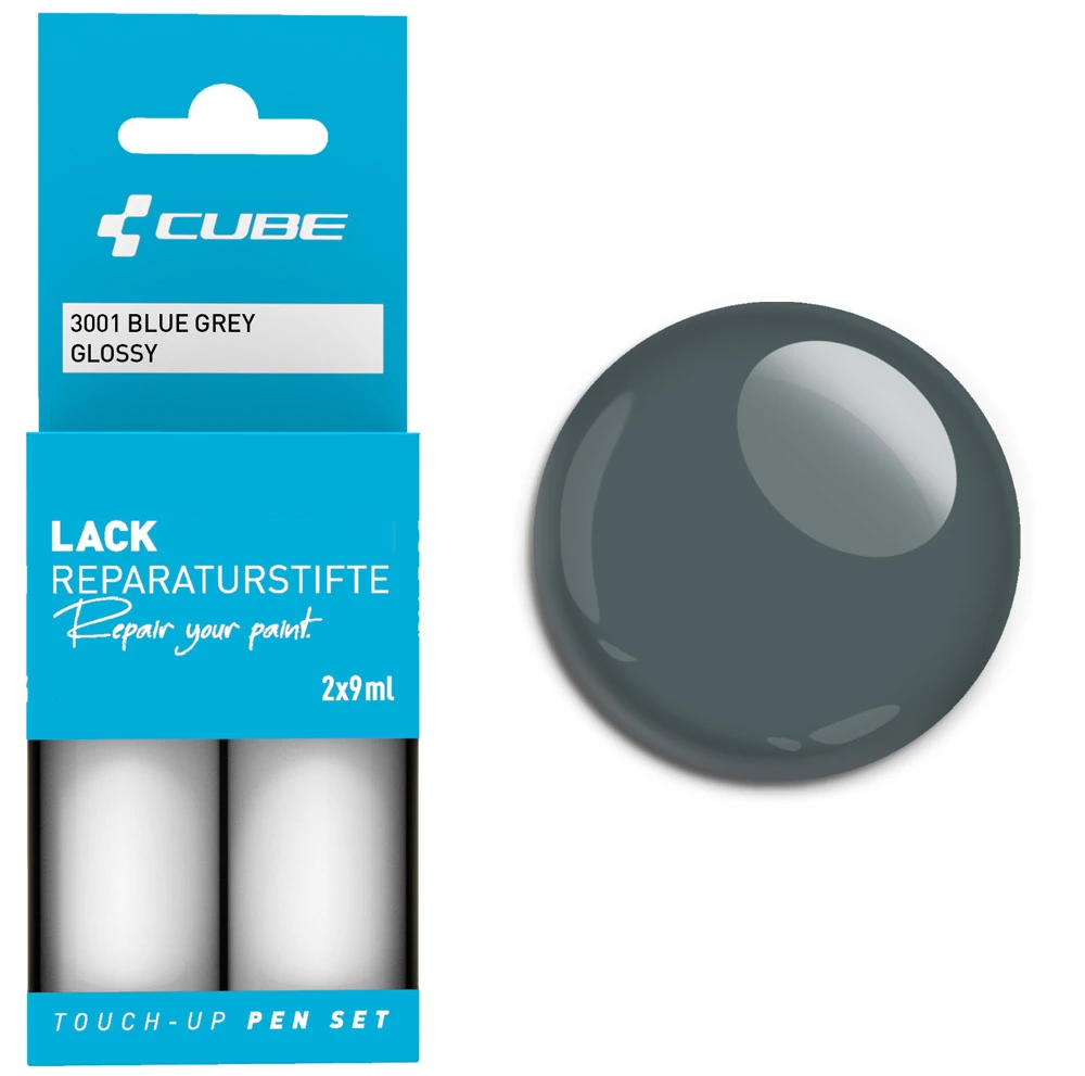 Cube Lackreparaturstift Set Blue GREY Matt 1 Cube Lackreparaturstift Set Blue GREY Matt