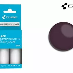 Cube Lackreparaturstift Set DEEP PURPLE Matt -Fahrradteile Verkaufsladen Cube Lackreparaturstift Set DEEP PURPLE matt 2162 b