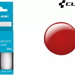 Cube Lackreparaturstift Set FIRE RED -Fahrradteile Verkaufsladen Cube Lackreparaturstift Set FIRE RED 2242