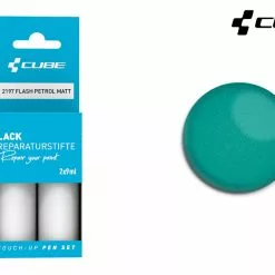 Cube Lackreparaturstift Set FLASH PETROL Matt -Fahrradteile Verkaufsladen Cube Lackreparaturstift Set FLASH PETROL matt 2197 b