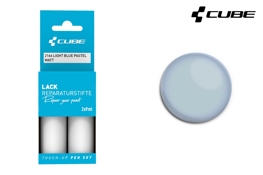 Cube Lackreparaturstift Set LIGHT BLUE PASTEL Matt 2 Cube Lackreparaturstift Set LIGHT BLUE PASTEL Matt – Bild 2