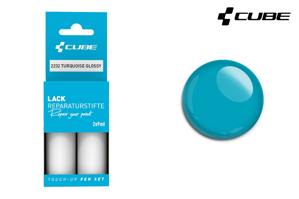 Cube Lackreparaturstift Set TURQUOISE Glossy 2 Cube Lackreparaturstift Set TURQUOISE Glossy – Bild 2