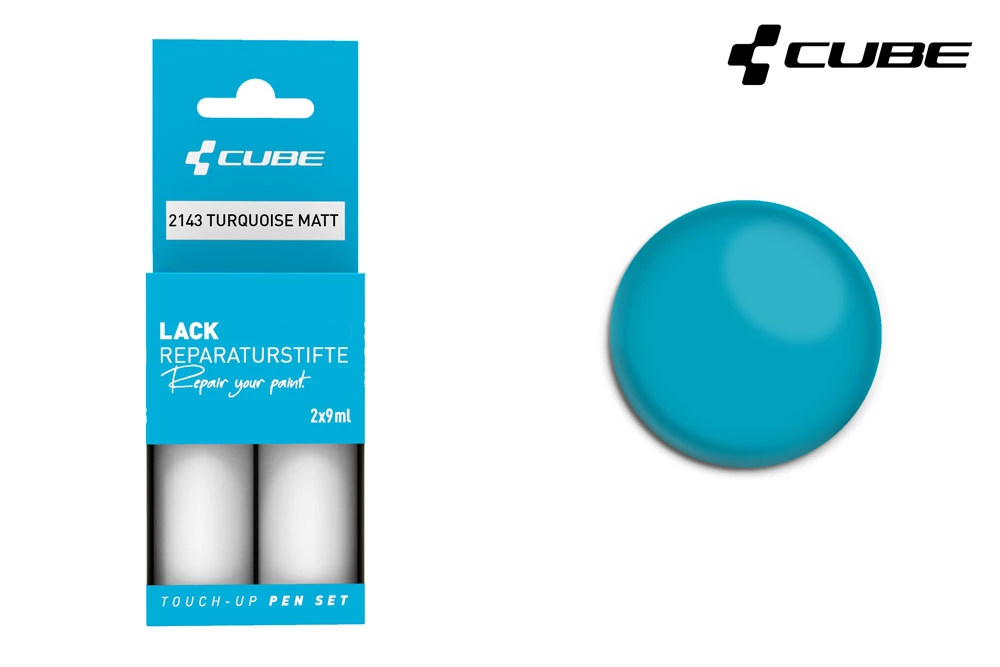 Cube Lackreparaturstift Set TURQUOISE Matt 2 Cube Lackreparaturstift Set TURQUOISE Matt – Bild 2