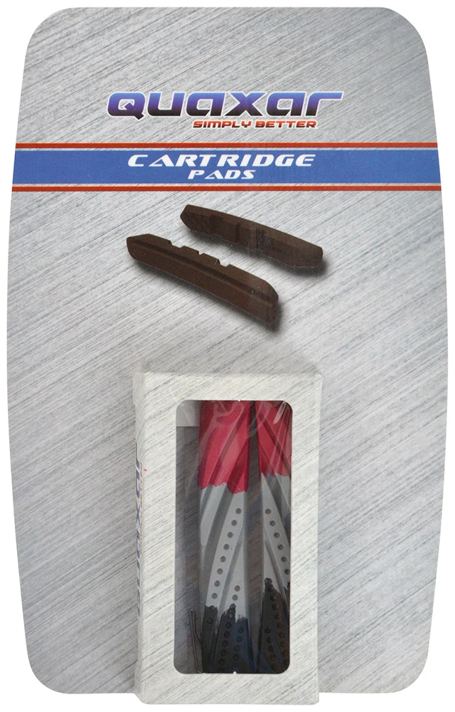 Quaxar Air-Flow MTB Cartridge Ersatzbeläge Schwarz 2 Quaxar Air-Flow MTB Cartridge Ersatzbeläge Schwarz – Bild 2