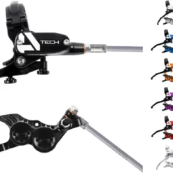 HOPE Tech 4 V4 Stahlflex Scheibenbremse - Hebel Rechts