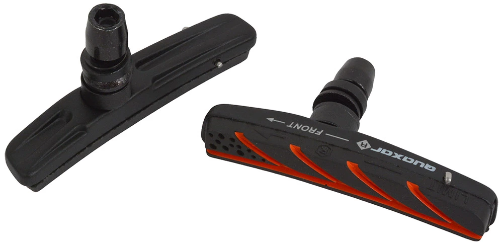 Quaxar Groove Cartridge Bremsschuhe 72mm Schwarz/rot 1 Quaxar Groove Cartridge Bremsschuhe 72mm Schwarz/rot