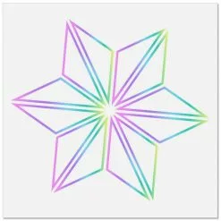 Supacaz Star Decal Aufkleber -Fahrradteile Verkaufsladen SUPACAZ Star Decal DC 03 3