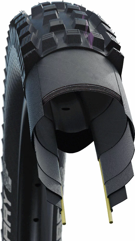 Schwalbe Big Betty Evo Super Downhill 27,5x2,40" Addix Ultra Soft E-50 Faltreifen 2 Schwalbe Big Betty Evo Super Downhill 27,5x2,40" Addix Ultra Soft E-50 Faltreifen – Bild 2