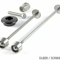 Pitlock Set 03 / GA Sicherungskit -Fahrradteile Verkaufsladen Set 03 GA Plug silber schwarz en