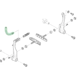 Shimano Zugführungsrohr SM-VBRK Für V-Brake -Fahrradteile Verkaufsladen Shimano Zugfuhrungsrohr SM VBRK