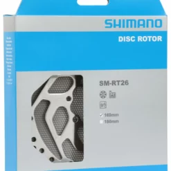 Shimano SM-RT26 6-Loch Bremsscheibe -Fahrradteile Verkaufsladen Shimano Bremsscheibe SM RT26S 160mm Verpackung