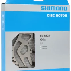 Shimano SM-RT26 6-Loch Bremsscheibe -Fahrradteile Verkaufsladen Shimano Bremsscheibe SM RT26S 180mm Verpackung