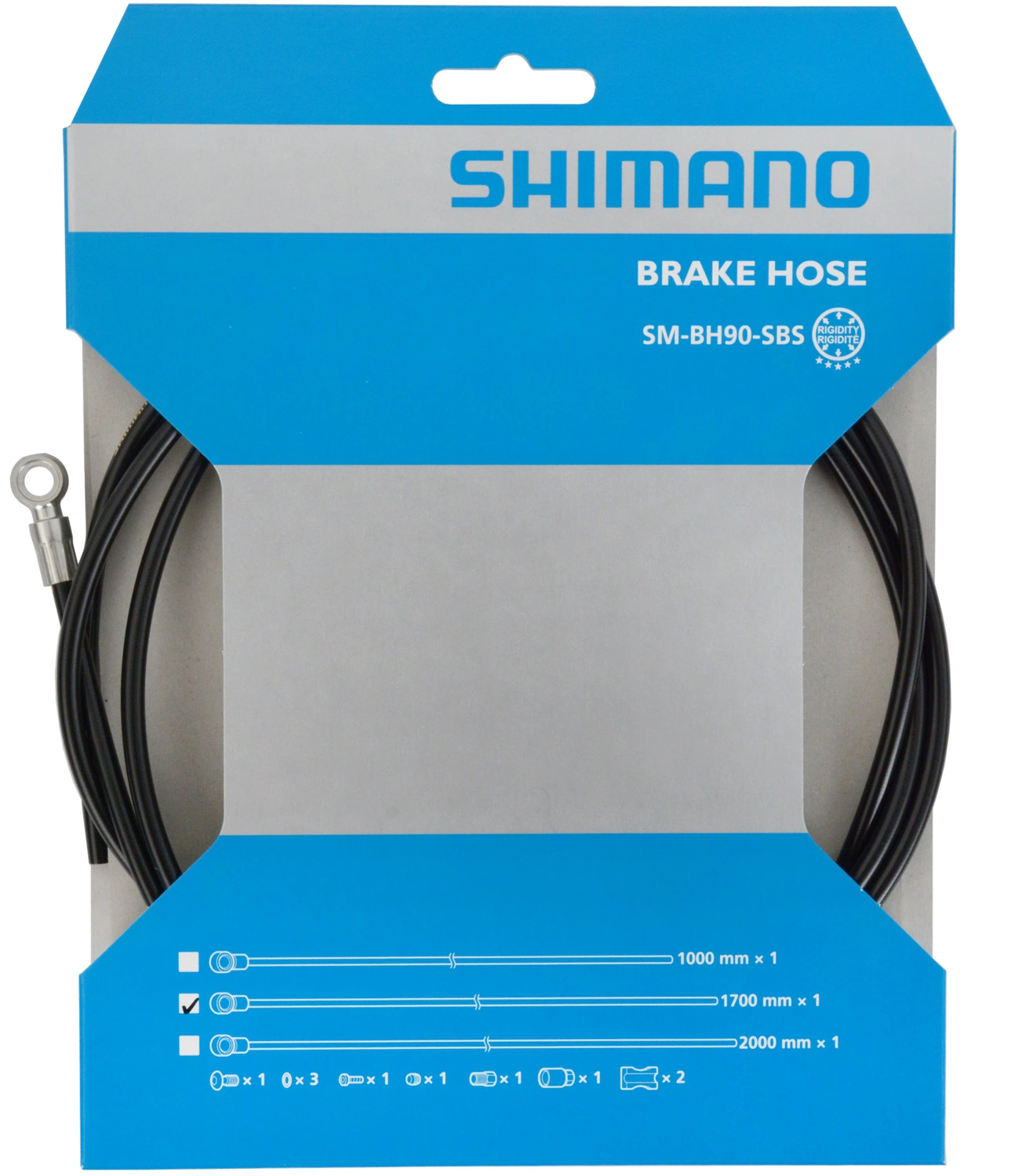 Shimano ZEE SM-BH90-SBS Bremsleitung 1700mm 1 Shimano ZEE SM-BH90-SBS Bremsleitung 1700mm