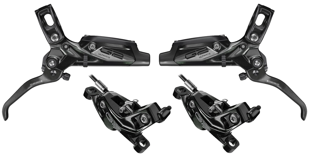 SRAM G2 Ultimate Carbon Scheibenbremsen-Set 1 SRAM G2 Ultimate Carbon Scheibenbremsen-Set