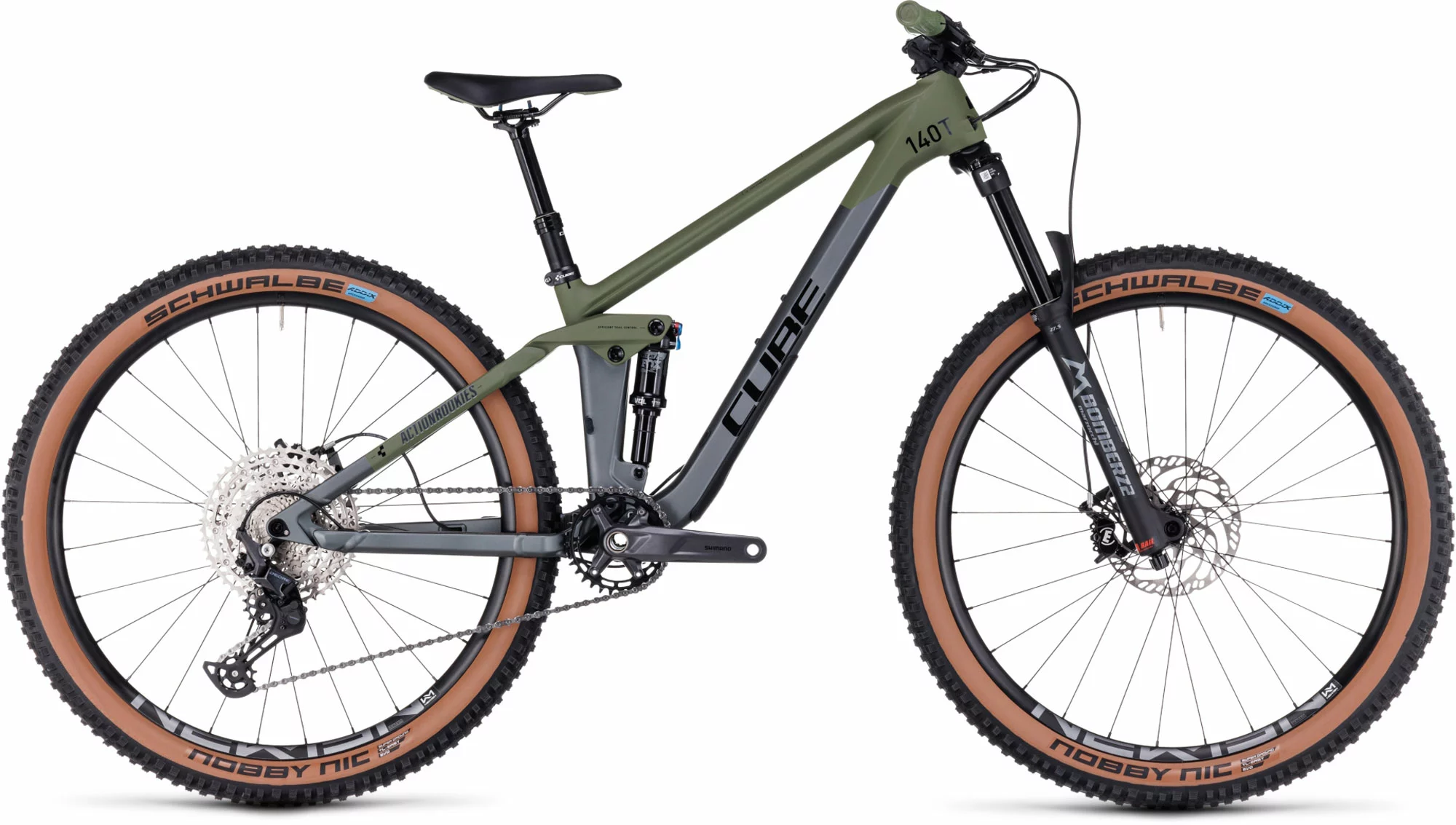 Cube Stereo 140 HPC Rookie Grey´n´olive 1 Cube Stereo 140 HPC Rookie Grey´n´olive