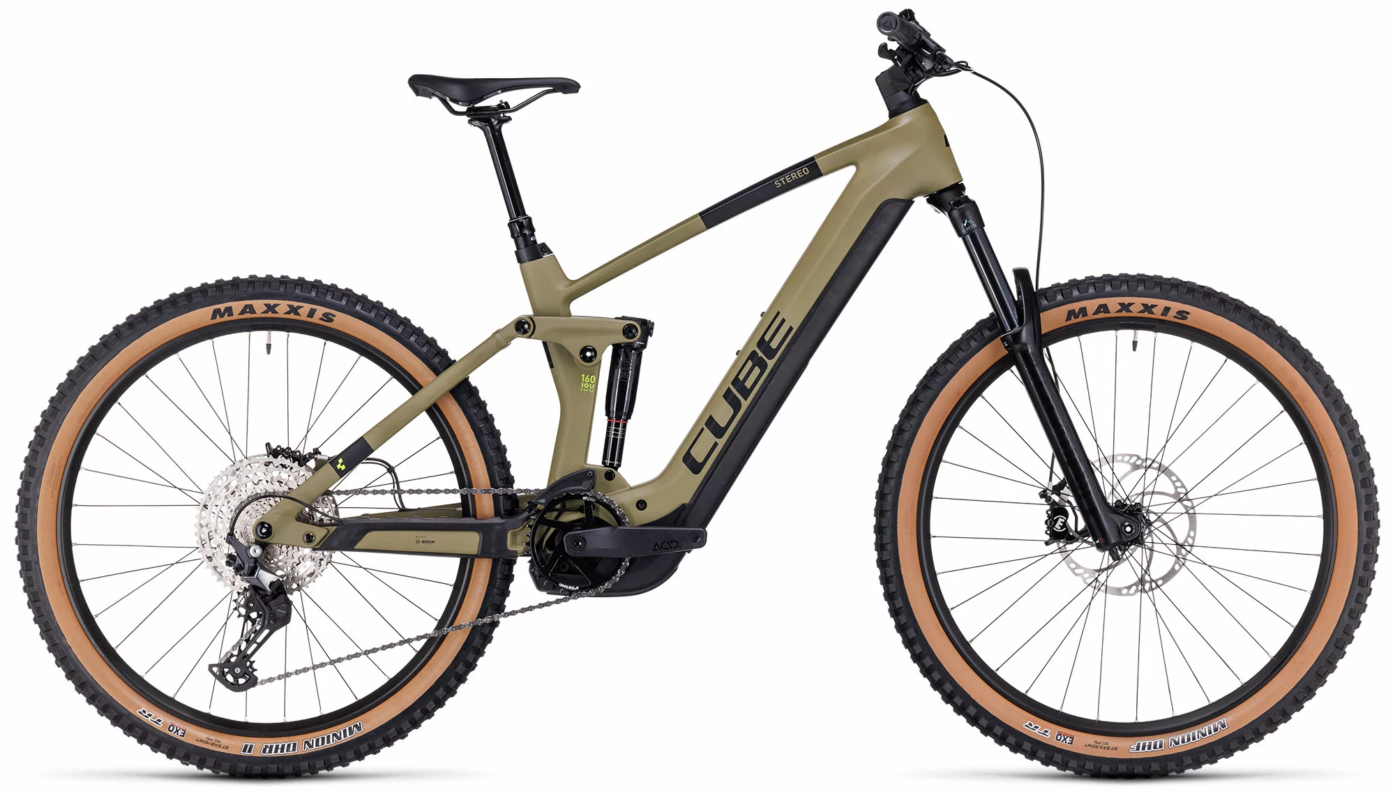 Cube Stereo Hybrid 160 HPC Race 625 27.5 Olive´n´green 1 Cube Stereo Hybrid 160 HPC Race 625 27.5 Olive´n´green