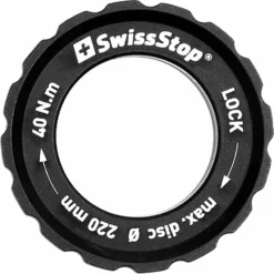SWISSSTOP Max Lockring Für Bremsscheibe -Fahrradteile Verkaufsladen SwissStop Lockring max 220mm
