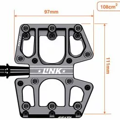 Tatze LINK Composite MTB Plattformpedale 9 Tatze LINK Composite MTB Plattformpedale -Fahrradteile Verkaufsladen TATZE LINK Composite MTB 4