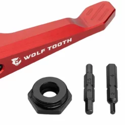 Wolf Tooth Components Axle Handle Multitool -Fahrradteile Verkaufsladen Wolf Tooth Axle Handle Multi Tool Red 2