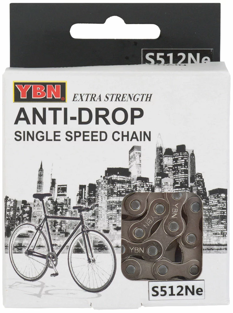 YBN Singlespeed E-Bike Kette S512Ne S2 136 Glieder 1/2”x3/32” 2 YBN Singlespeed E-Bike Kette S512Ne S2 136 Glieder 1/2”x3/32” – Bild 2