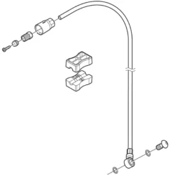 Shimano ZEE SM-BH90-SBS Bremsleitung 1000mm -Fahrradteile Verkaufsladen ZEE Bremsleitung SM BH90 SBS 1000mm schwarz ISMBH90SBSL100 c