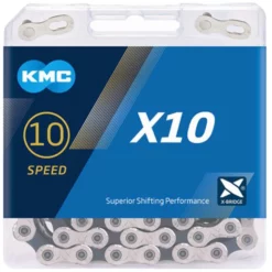 KMC X10 10-fach Kette -Fahrradteile Verkaufsladen groot BX10NB114 X10 Silver Black
