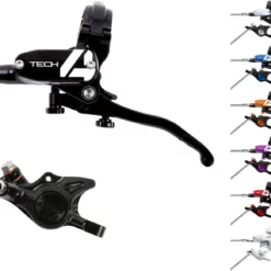 HOPE Tech 4 X2 Stahlflex Scheibenbremse - Hebel Links