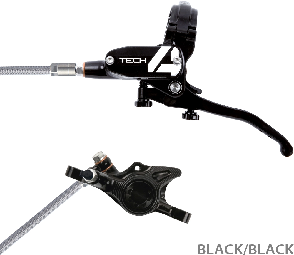 HOPE Tech 4 X2 Stahlflex Scheibenbremse - Hebel Links 2 HOPE Tech 4 X2 Stahlflex Scheibenbremse - Hebel Links – Bild 2